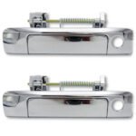 2pcs Rear Tailgate Handle Trunk Release Handle Switch w/ Keyhole Ford Ranger
