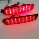 2pcs Red Lens Rear Bumper Reflector Lamp For Nissan Juke Murano Quest Sentra - Image 6