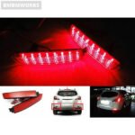 2pcs Red Lens Rear Bumper Reflector Lamp For Nissan Juke Murano Quest Sentra - Image 4