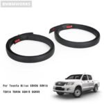 2pcs Roof Moulding Trim Seal Rubber Toyota Hilux KUN26 KUN16 TGN16 TGN26 GGN15 - Image 2