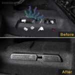 2pcs Under Seat Air Outlet Cover Net Rear Back Air Flow Skoda Karoq 2018-2022 - Image 2