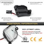 2pcs White LED Under Side Mirror Light Puddle Lamps Skoda Octavia 3 5E 2 1Z - Image 4