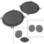 2pcs Wired Punched Steel Mesh Speaker Grilles Cover Harley Davidson Electra
