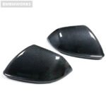 2x Lamborghini Urus Real Carbon Fiber Mirror Caps Covers Shells Glue On Add On - Image 2