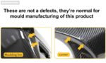2x Lamborghini Urus Real Carbon Fiber Mirror Caps Covers Shells Glue On Add On - Image 8