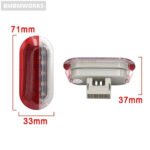 2x LED VW Golf 3 4 Polo Mk3 Mk4 Bora 6R 1J0947413 Courtesy Door Foot Light - Image 6