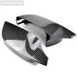 2x LHD Carbon Fiber Look Mirror Cover Caps BMW G20 G21 G30 G22 G23 G11 G12 G15 - Image 3