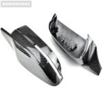 2x RHD Carbon Fiber Look Mirror Cover Caps BMW G20 G21 G30 G22 G23 G11 G12 G15 - Image 4