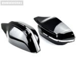 2x RHD Gloss Black Mirror Cover Caps BMW G20 G21 G30 G22 G23 G11 G12 G15 G16 - Image 4