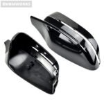 2x RHD Gloss Black Mirror Cover Caps BMW G20 G21 G30 G22 G23 G11 G12 G15 G16 - Image 5