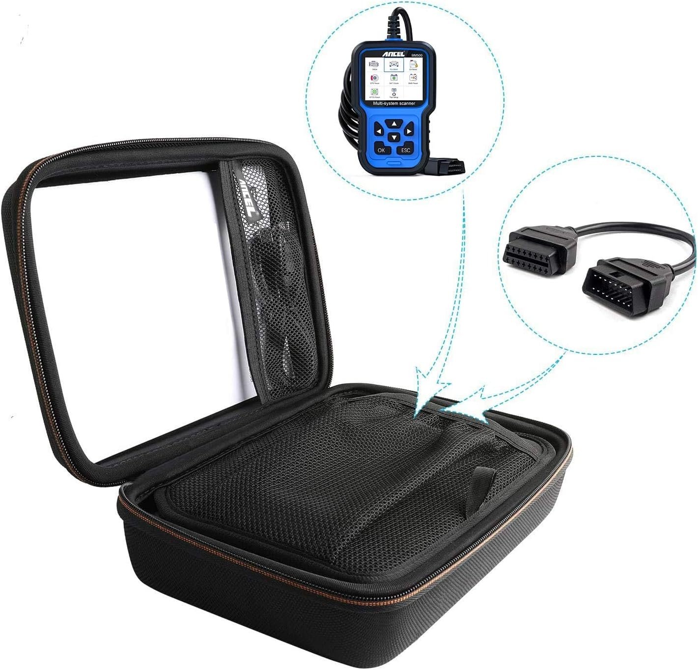 ANCEL DS100 OBD2 Scanner ABS SRS Engine TCM Code Reader with 7 Reset Services - Image 5