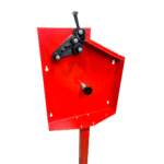 Standing Wheel Weight Roll Dispenser, Red - Image 3