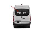 Non-Heated Clear Back Window Back Glass Driver Left Side No Wiper Hole Style Compatible with Mercedes Benz Sprinter 1500 2500 3500 2019-2022 Models - Image 2