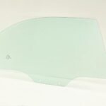 Tempered Passenger Right Side Rear Door Window Door Glass Compatible with Kia Sephia 4 Door Sedan 1998-2001 / Spectra 1.8L Eng 2000-2004 Models