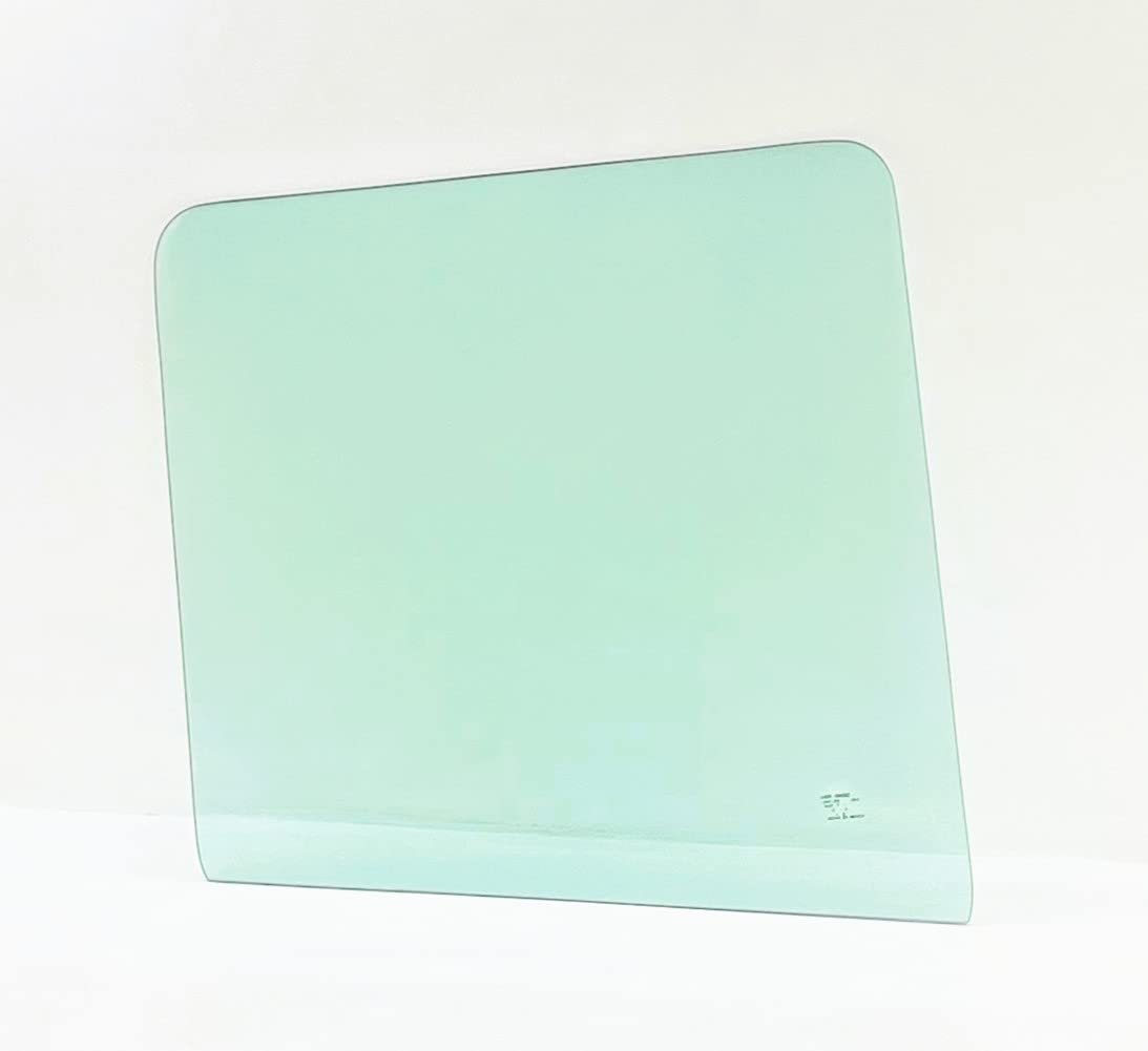 31kdJumistL Flat Tempered Front Door Window Door Glass Compatible with Freightliner FL106 / FL112 / FL50 / FL60 / FL70 / FL80 / FLC112 / Hard Hat 1985-2004 Models - Image 1