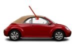 Passenger Right Side Door Glass Compatible with Volkswagen New Beetle 2 Door Convertible 2003-2010 Models - Image 2