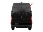 Non-Heated Privacy Back Window Back Glass Passenger Right Side No Wiper Hole Style Compatible with Mercedes Benz Sprinter 2019-2022 Models - Image 2