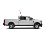 Platinum Edition Passenger Right Side Rear Door Window Door Glass Compatible with Ford F150 4 Door Crew Cab 2015-2020 Models / F250 F350 F450 F550 4 Door Crew Cab 2017-2022 Models - Image 2