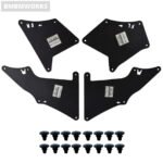4Pcs Mud Flap Guards Fender Liner Shield Toyota Land Cruiser Prado J120 J150 LC - Image 2