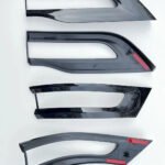 4pcs/Set Rear Tail Light Lamp Cover Trim Jeep Grand Cherokee 2014~2020