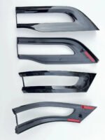 4pcs/Set Rear Tail Light Lamp Cover Trim Jeep Grand Cherokee 2014~2020
