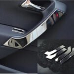 4pcs stainless Steel Inner Door Armrest Handle Cover Volkswagen POLO 2011-2017
