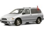 Movable Driver Left Side Rear Quarter Glass Window Compatible with Mercury Villager/Nissan Quest Mini Van 1999-2002 Models - Image 3