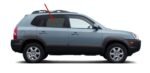 Passenger Right Side Rear Door Window Door Glass Compatible with Hyundai Tucson 2005-2009 Models - Image 2