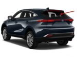 Heated Rear Back Window Back Glass with Antenna/Video Display Mirror Features Compatible with Toyota Venza 2021-2023 Models - Image 3