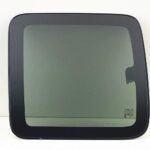Privacy Movable Driver Left Side Rear Quarter Window Quarter Glass With Frame & Latch Compatible with GMC Sierra/Chevrolet Silverado 1999-2006 2 Door Extended Cab Pickup Models