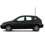 Driver Left Side Quarter Window Quarter Glass Compatible with Ford Focus 4 Door Hatchback 2002-2007 Models - Image 2