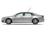 Laminated Driver Left Side Rear Door Window Door Glass Compatible with Audi A8L 2004-2010 Models (Only For A8L Long Wheel Base) - Image 2