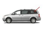 Movable Driver Left Side Quarter Window Quarter Glass Compatible with Dodge Grand Caravan 2008-2020 Models - Image 4