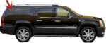 Passenger Right Side Quarter Window Quarter Glass with Antenna Style Compatible with Chevrolet Suburban 1500 & 2500/GMC Yukon XL 1500 & 2500/Cadillac Escalade ESV 2011-2014 Models - Image 3