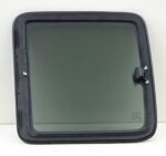 Privacy Movable Passenger Right Side Rear Quarter Window Quarter Glass With Frame & Latch Compatible with Chevrolet Silverado Pickup 2 Door Extended Cab 1999-2006 Models - Image 2