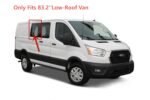 Stationary Passenger Right Side Fixed Cargo Door Window Door Glass Compatible with Ford Transit 83.2" Low-Roof Van 2015-2022 Models - Image 2