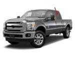 Driver Left Side Rear Door Window Door Glass Compatible with Ford F250 F350 F450 F550 F650 F750 4 Door Crew Cab 2013-2016 Models - Image 2