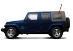 Driver Left Side Rear Quarter Window Quarter Glass Compatible with Jeep Wrangler 4 Door Utility 2007-2010 Models - Image 3