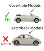 Passenger Right Side Door Glass Compatible with Volkswagen New Beetle 2 Door Convertible 2003-2010 Models - Image 3
