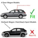 Driver Left Side Rear Door Window Door Glass Compatible with Subaru Legacy/Subaru Outback 4 Door Wagon 2005-2009 Models - Image 3