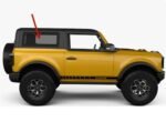 OEM Tempered Passenger Right Side Quarter Window Quarter Glass Compatible with Ford Bronco 2021-2023 2 Door Models - Image 3