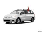 Clear Tempered Driver Left Side Rear Sliding Cargo Door Window Door Glass Compatible with Toyota Sienna 2004-2010 Models - Image 2