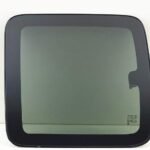 Privacy Movable Driver Left Side Rear Quarter Window Quarter Glass With Frame & Latch Compatible with GMC Sierra Pickup 2 Door Extended Cab 1999-2006 Models