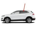 Driver Left Side Rear Door Window Door Glass Compatible with Lincoln MKC 2015-2019 Models - Image 2