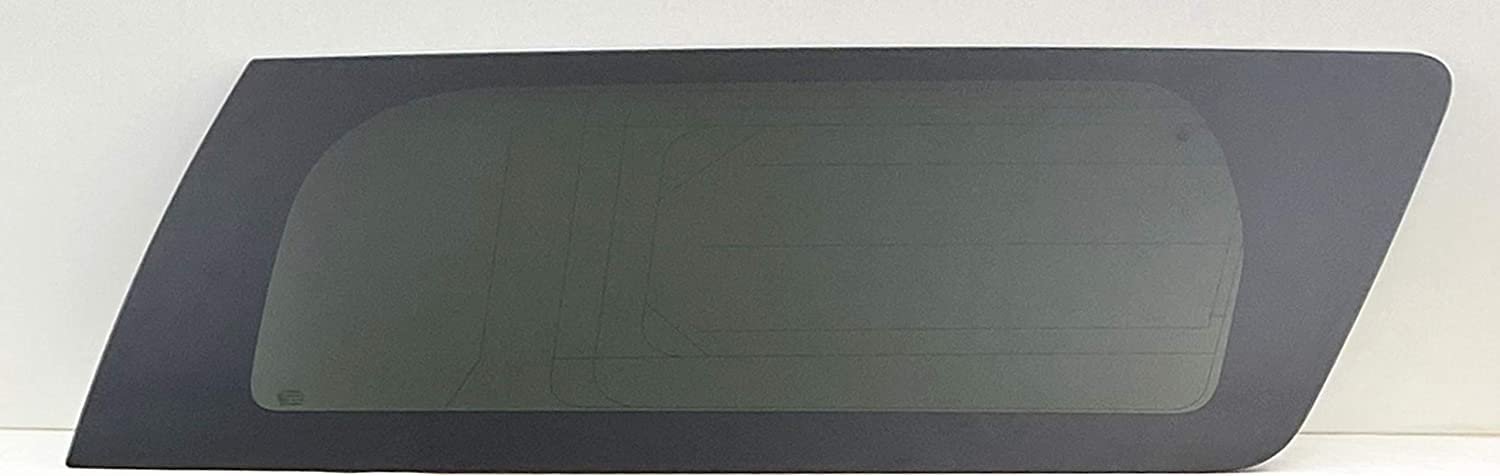 51o52cyEvGL Passenger Right Side Quarter Window Quarter Glass with Antenna Style Compatible with Chevrolet Suburban 1500 & 2500/GMC Yukon XL 1500 & 2500/Cadillac Escalade ESV 2011-2014 Models - Image 1