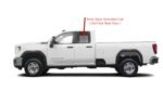 Driver Left Side Rear Door Window Door Glass Compatible with Chevrolet Silverado/GMC Sierra 2500/3500 4 Door Extended Cab Pickup (Half Size Rear Door) 2020-2022 Models - Image 2