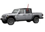 Privacy Driver Left Side Rear Door Window Door Glass Compatible with Jeep Wrangler 2018-2022 / Gladiator 2020-2023 4 Door Models - Image 2