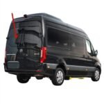 Heated Back Window Back Glass Driver Left Side With Wiper Hole Style Compatible with Mercedes Benz Sprinter 1500 2500 3500 2019-2022 Models - Image 3