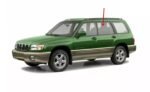 Driver Left Side Rear Door Window Door Glass Compatible with Subaru Forester 1998-2002 Models - Image 2