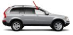 Tempered Passenger Right Side Front Door Window Door Glass Compatible with Volvo XC90 2003-2014 Models - Image 2